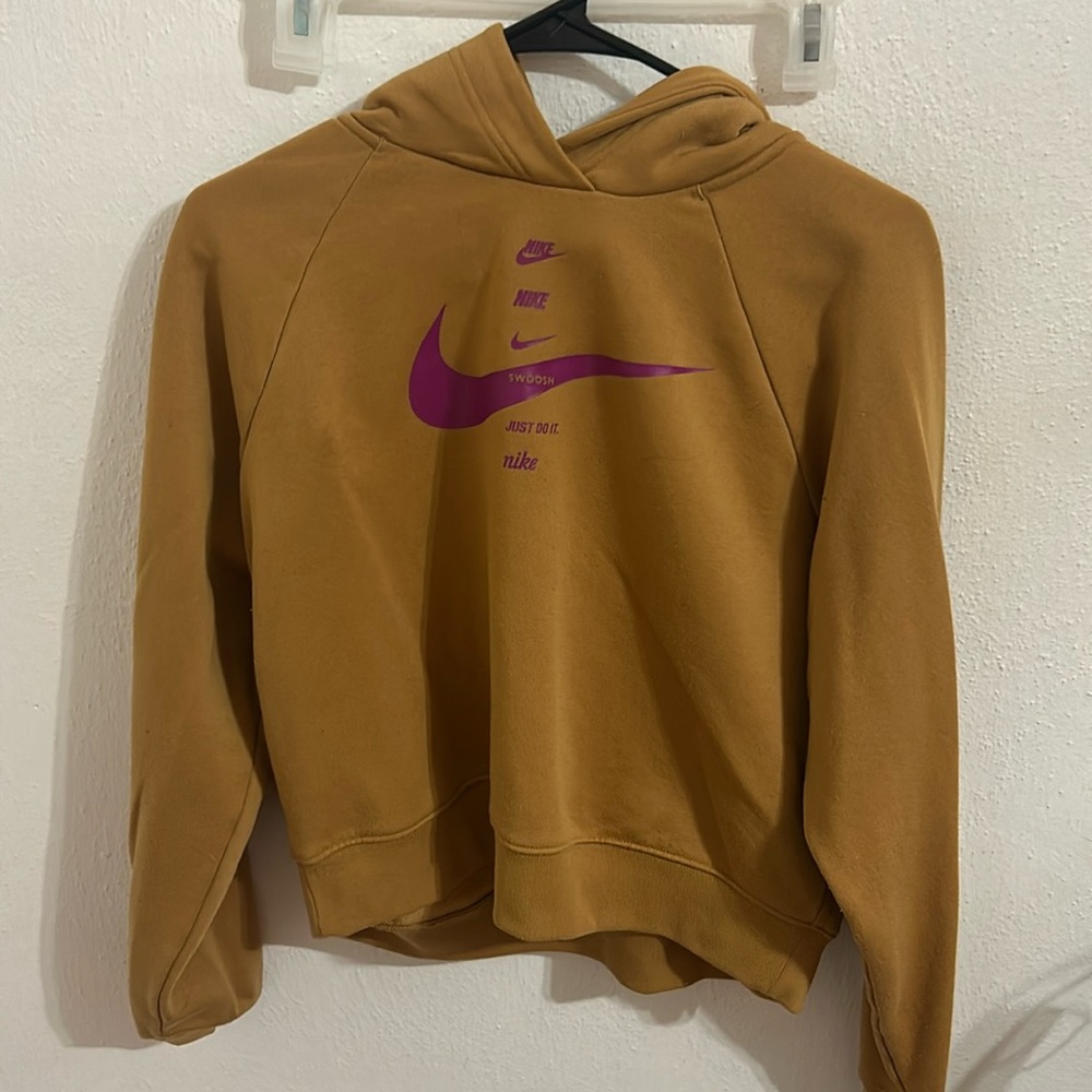 cropped nike hoodie